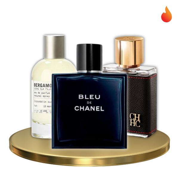 Bleu de Chanel + CH Men + Bergamote 22