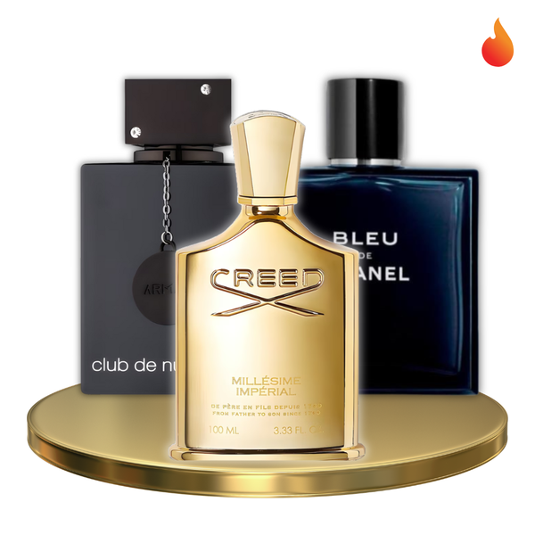 Club de Nuit + Bleu de Chanel + Creed Millésime Impérial