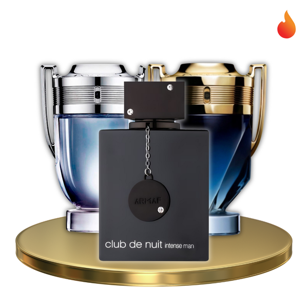 Club de Nuit + Invictus + Invictus Parfum
